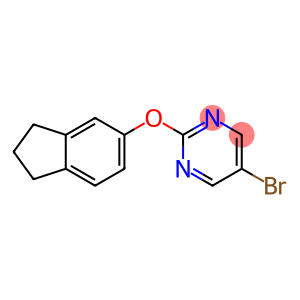 5-BROMO-2-(2,3-DIHYDRO-1H-INDEN-5-YLOXY)PYRIMIDINE