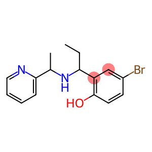 4-bromo-2-(1-{[1-(pyridin-2-yl)ethyl]amino}propyl)phenol