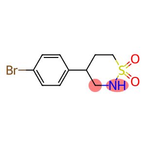 4-(4-Bromophenyl)tetrahydro-2H-1,2-thiazine 1,1-dioxide