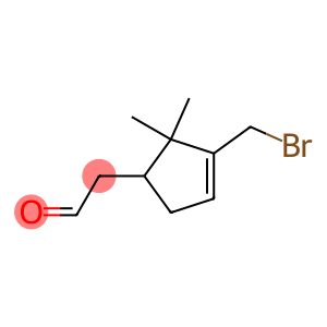 [3-(Bromomethyl)-2,2-dimethyl-3-cyclopenten-1-yl]acetaldehyde