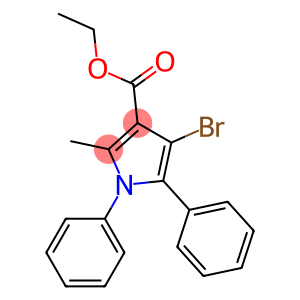 4-Bromo-2-methyl-1,5-diphenyl-1H-pyrrole-3-carboxylic acid ethyl ester