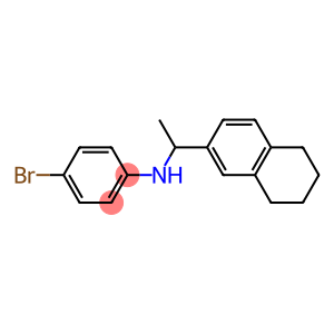 4-bromo-N-[1-(5,6,7,8-tetrahydronaphthalen-2-yl)ethyl]aniline