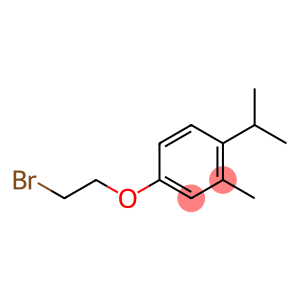4-(2-bromoethoxy)-2-methyl-1-(propan-2-yl)benzene