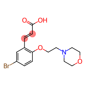 3-{5-bromo-2-[2-(morpholin-4-yl)ethoxy]phenyl}prop-2-enoic acid