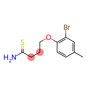 4-(2-bromo-4-methylphenoxy)butanethioamide