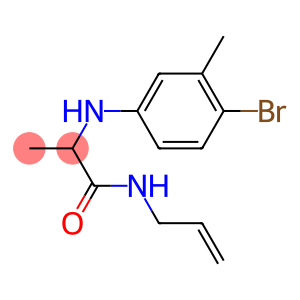 2-[(4-bromo-3-methylphenyl)amino]-N-(prop-2-en-1-yl)propanamide