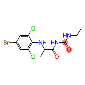 1-{2-[(4-bromo-2,6-dichlorophenyl)amino]propanoyl}-3-ethylurea