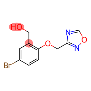 [5-bromo-2-(1,2,4-oxadiazol-3-ylmethoxy)phenyl]methanol
