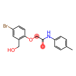 2-[4-bromo-2-(hydroxymethyl)phenoxy]-N-(4-methylphenyl)acetamide