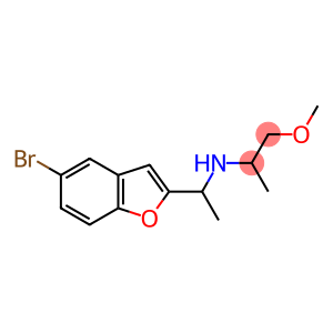 [1-(5-bromo-1-benzofuran-2-yl)ethyl](1-methoxypropan-2-yl)amine