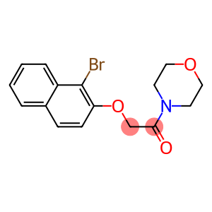 1-bromo-2-naphthyl 2-morpholin-4-yl-2-oxoethyl ether