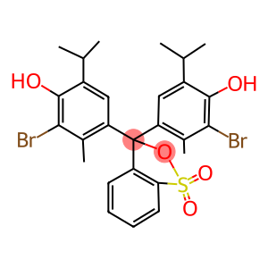 2-bromo-4-[3-(3-bromo-4-hydroxy-5-isopropyl-2-methylphenyl)-1,1-dioxido-3H-2,1-benzoxathiol-3-yl]-6-isopropyl-3-methylphenol