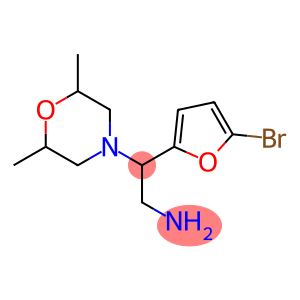 2-(5-bromo-2-furyl)-2-(2,6-dimethylmorpholin-4-yl)ethanamine