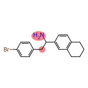 2-(4-bromophenyl)-1-(5,6,7,8-tetrahydronaphthalen-2-yl)ethan-1-amine