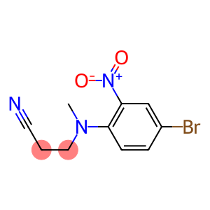 3-[(4-bromo-2-nitrophenyl)(methyl)amino]propanenitrile