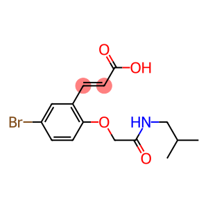 3-(5-bromo-2-{[(2-methylpropyl)carbamoyl]methoxy}phenyl)prop-2-enoic acid