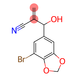 2-[(7-bromo-2H-1,3-benzodioxol-5-yl)(hydroxy)methyl]prop-2-enenitrile