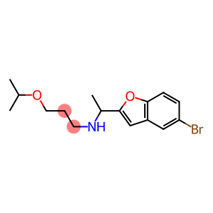 [1-(5-bromo-1-benzofuran-2-yl)ethyl][3-(propan-2-yloxy)propyl]amine