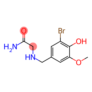 2-[(3-bromo-4-hydroxy-5-methoxybenzyl)amino]acetamide