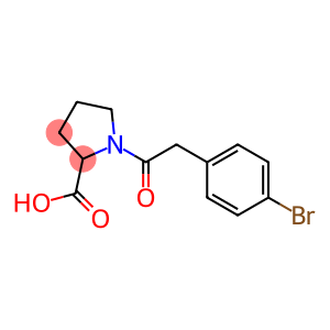 1-[(4-bromophenyl)acetyl]pyrrolidine-2-carboxylic acid