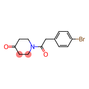1-[(4-bromophenyl)acetyl]piperidin-4-one