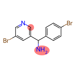 (4-bromophenyl)(5-bromopyridin-3-yl)methanamine