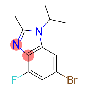 6-broMo-4-fluoro-1-isopropyl-2-Methyl-1H-benzoiMidazole