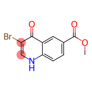 3-BroMo-4-oxo-1,4-dihydro-quinoline-6-carboxylic acid Methyl ester