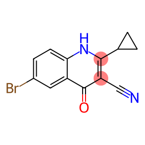 6-broMo-2-cyclopropyl-4-oxo-1,4-dihydroquinoline-3-carbonitrile