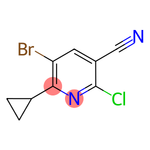 5-Bromo-2-chloro-6-cyclopropylpyridine-3-carbonitrile