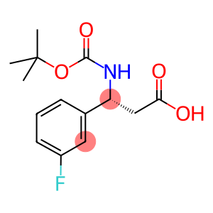 BOC-(R)-3-氨基-3-(3-氟苯基)-丙酸