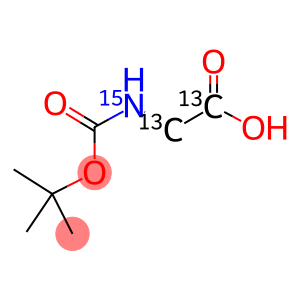 甘氨酸-13C2,15N, N-T-BOC 衍生物