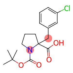 BOC-ALPHA-(3-CHLOROBENZYL)-(D,L)-PROLINE