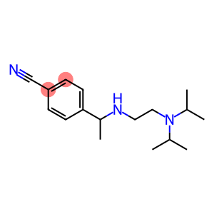 4-[1-({2-[bis(propan-2-yl)amino]ethyl}amino)ethyl]benzonitrile
