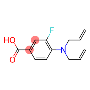 4-[bis(prop-2-en-1-yl)amino]-3-fluorobenzoic acid