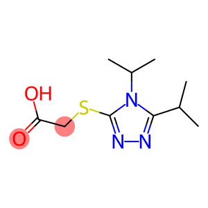 2-{[4,5-bis(propan-2-yl)-4H-1,2,4-triazol-3-yl]sulfanyl}acetic acid