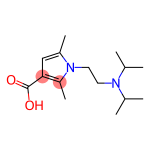 1-{2-[bis(propan-2-yl)amino]ethyl}-2,5-dimethyl-1H-pyrrole-3-carboxylic acid