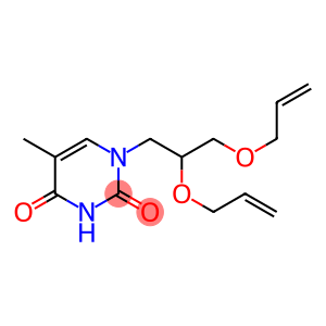 1-[2,3-Bis(2-propenyloxy)propyl]thymine