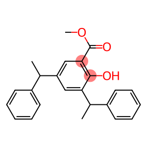 3,5-Bis(1-phenylethyl)salicylic acid methyl ester