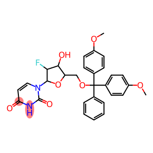 1-(5-{[bis(4-methoxyphenyl)(phenyl)methoxy]methyl}-3-fluoro-4-hydroxytetrahydro-2-furanyl)-2,4(1H,3H)-pyrimidinedione
