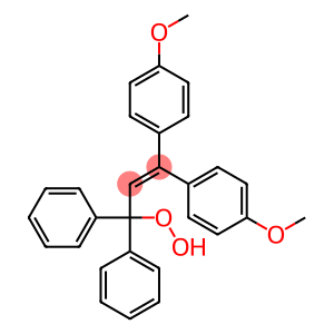 3,3-Bis(4-methoxyphenyl)-1,1-diphenyl-1-hydroperoxy-2-propene