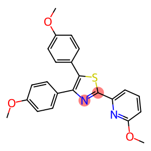 4,5-Bis(4-methoxyphenyl)-2-(6-methoxy-2-pyridyl)thiazole