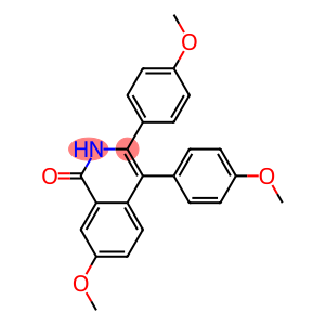 3,4-Bis(4-methoxyphenyl)-7-methoxy-1,2-dihydroisoquinoline-1-one