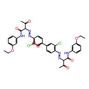 4,4'-Bis[[1-(3-ethoxyphenylamino)-1,3-dioxobutan-2-yl]azo]-3,3'-dichloro-1,1'-biphenyl
