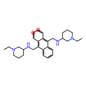 9,10-Bis[(1-ethyl-3-piperidinylamino)methyl]anthracene