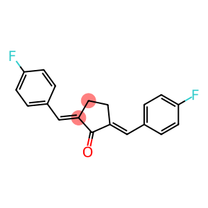 2,5-Bis[(E)-4-fluorobenzylidene]cyclopentanone