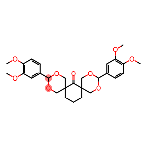 3,11-bis(3,4-dimethoxyphenyl)-2,4,10,12-tetraoxadispiro[5.1.5.3]hexadecan-7-one
