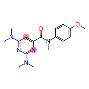2,6-BIS(DIMETHYLAMINO)-N-(4-METHOXYPHENYL)-N-METHYLPYRIMIDINE-4-CARBOXAMIDE