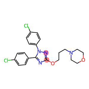 1,5-Bis(4-chlorophenyl)-3-(3-morpholinopropoxy)-1H-1,2,4-triazole