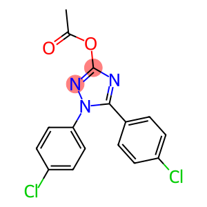 1,5-Bis(4-chlorophenyl)-1H-1,2,4-triazol-3-ol acetate